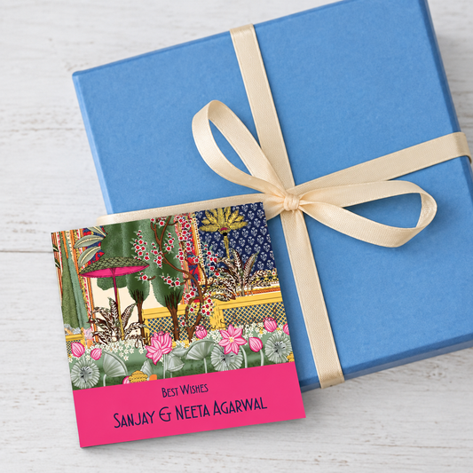 Gift tags / Gift Stickers - Colour Burst Design