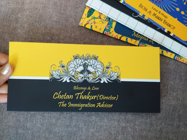 Personalised Money Envelopes - Contrast Floral Theme - Chatterbox Labels - Envelopes