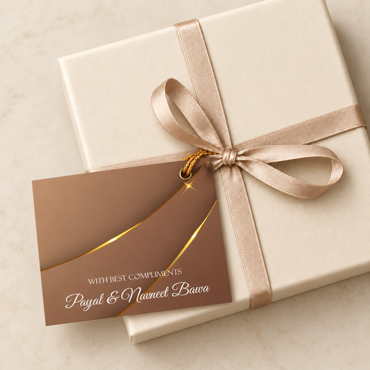 Gift tags / Gift Stickers - Cresent Glow Design