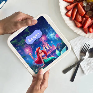 Custom Snack Box & Lunch Box for kids - Princess Ariel design