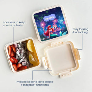 Custom Snack Box & Lunch Box for kids - Princess Ariel design