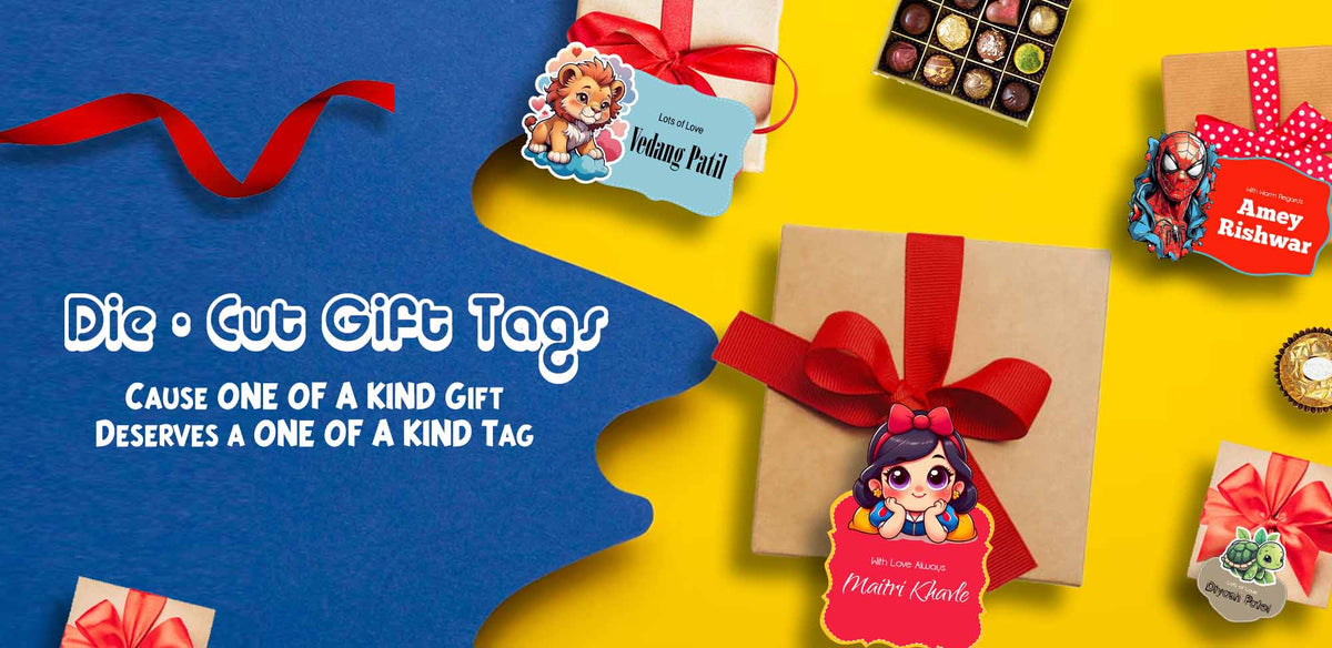 Die-Cut Gift Tags/Gift Labels - Princess Jasmine
