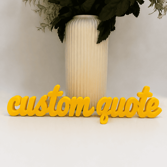 3D Printed Custom Quote Stand - Chatterbox Labels-3D Printed Gifts