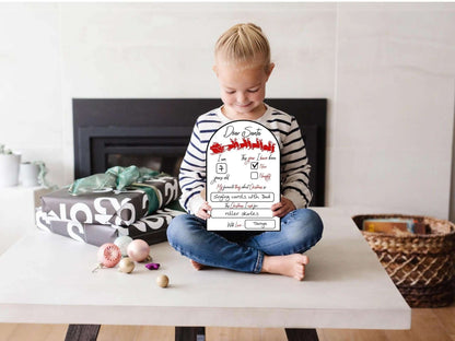 Dear Santa - Reusable Sign Board - Chatterbox Labels - Christmas Gift