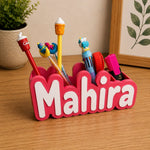 Personalised Name Pen Stand & Desk Organiser - Chatterbox Labels-3D Printed Gifts