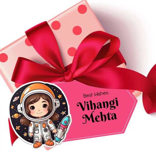 Die - Cut Gift Tags/Gift Labels - Galaxy Girl - Chatterbox Labels - Gift Tags