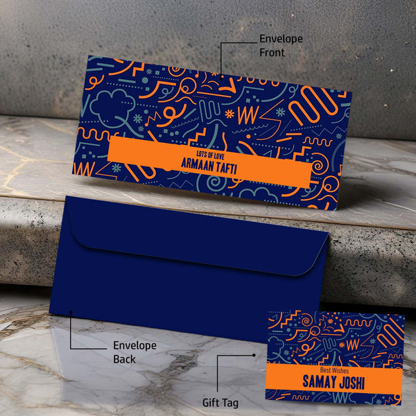 Money Envelopes - Digital Curves - Set of 20