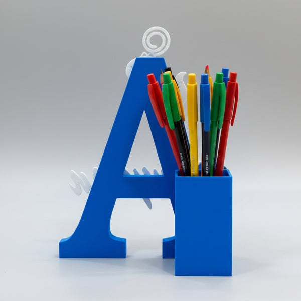 Personalised Name Stand & Pen Holder Dino Theme