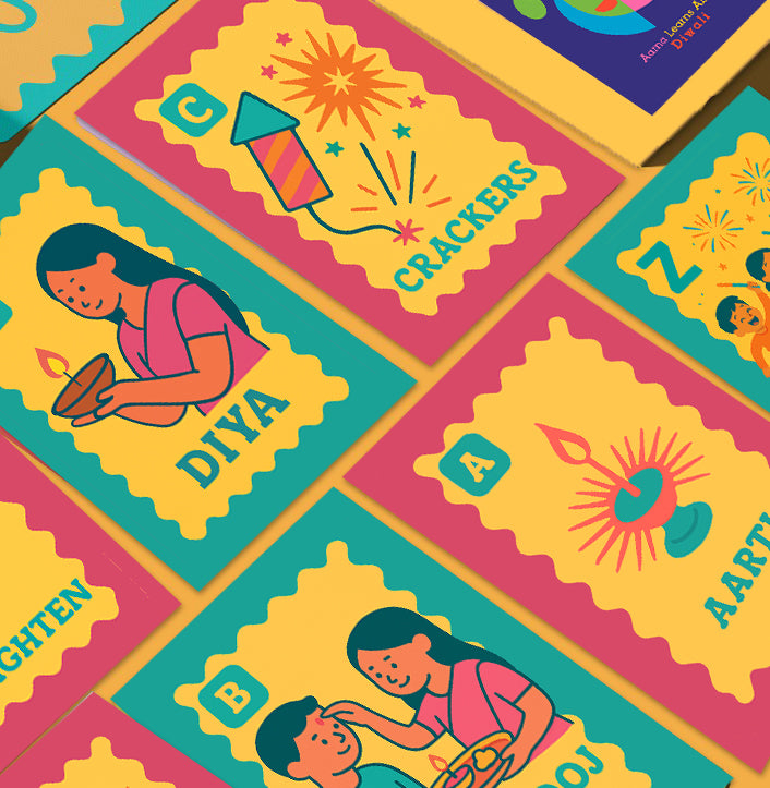 Personalised Diwali Flash Cards