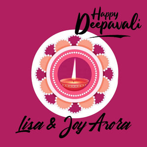 Happy Diwali Gift Tags - Blush Diwali - Set of 10 Chatterbox Labels