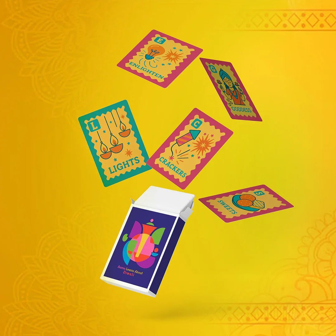 Personalised Diwali Flash Cards - Chatterbox Labels - Books