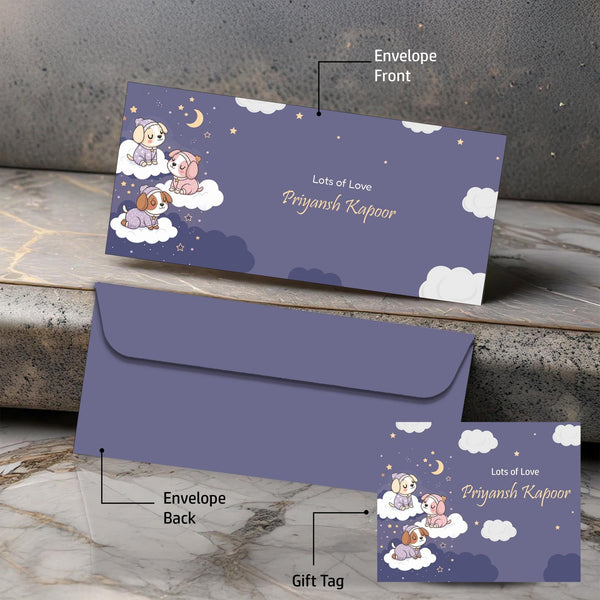 Personalised Money Envelopes - Dog Lover - Set of 20 - Chatterbox Labels-Envelopes