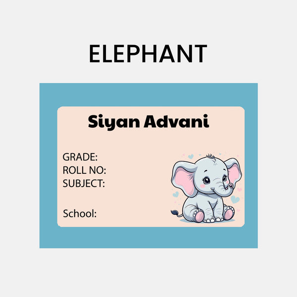 Book Labels & Stickers - ANIMALS & NATURE - Chatterbox Labels - Book Labels