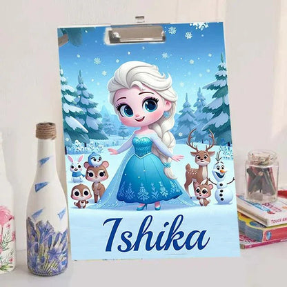 Custom Exam board - Frozen Design - Chatterbox Labels - Clipboard