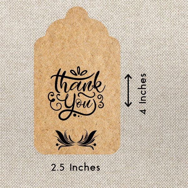 Personalised Thank You Cards - Earthy Appreciation - Set of 15 - Chatterbox Labels