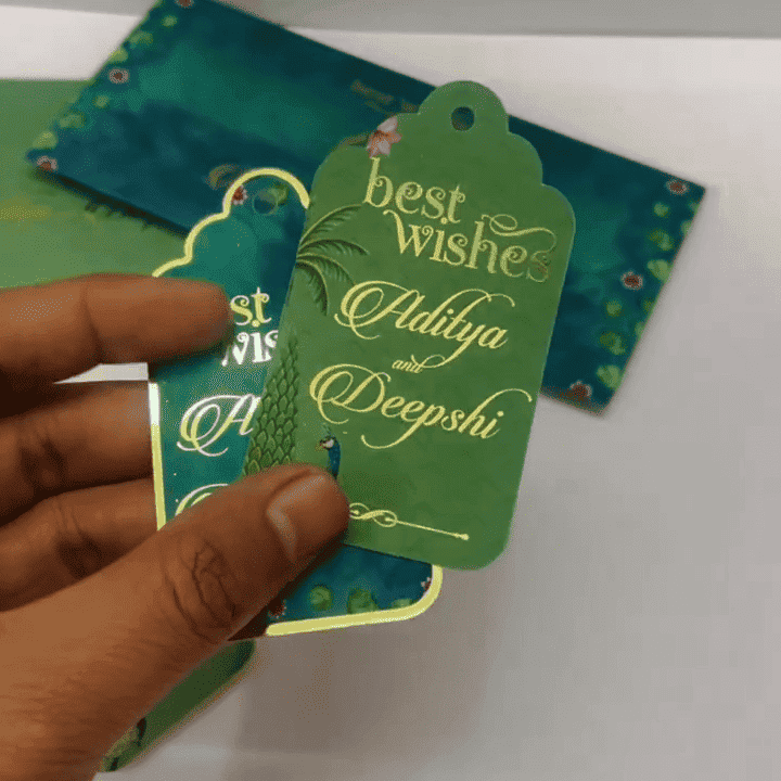 Luxe Gold Foil Money Envelopes - Emerald Royale - Chatterbox Labels - Luxe Envelopes