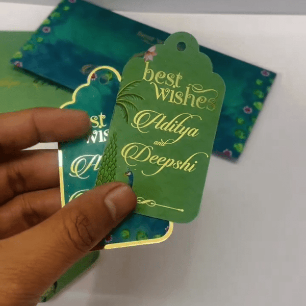 Luxe Gold Foil Money Envelopes - Emerald Royale - Chatterbox Labels - Luxe Envelopes