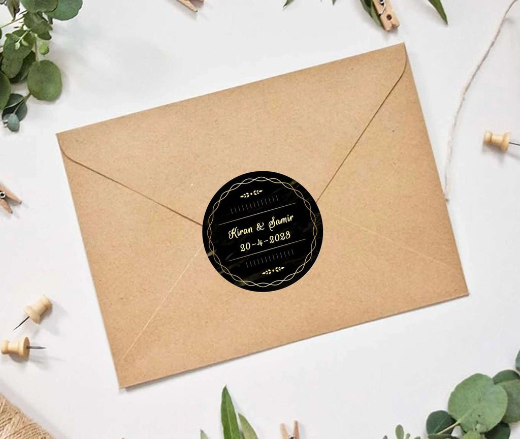 Receiving Copy Envelope Sticker Envelope Seal Stickers - 50 pieces