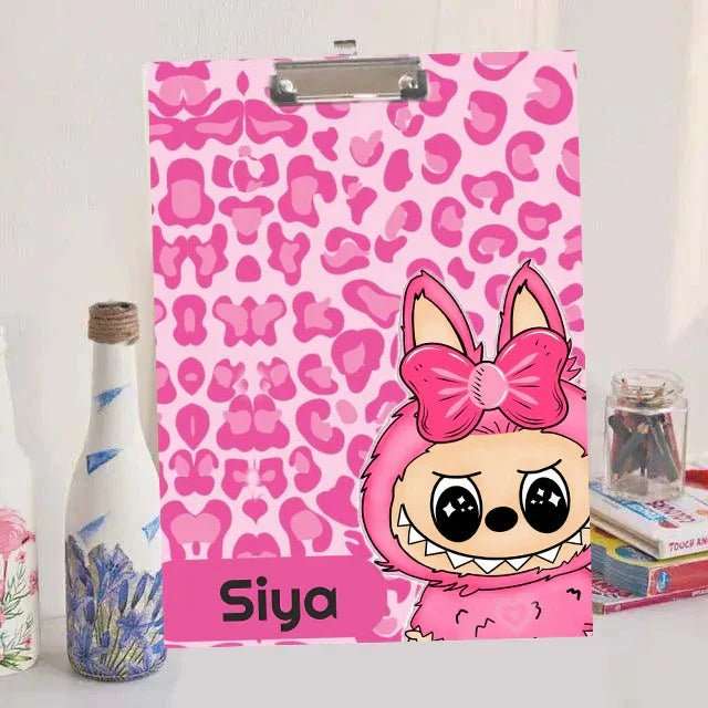 Custom Exam board - Labubu Design - Chatterbox Labels - Clipboard