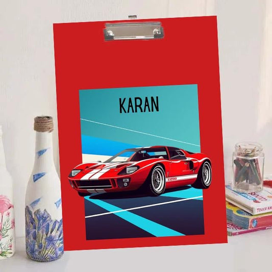 Custom Exam board - Cars Design - Chatterbox Labels - Clipboard