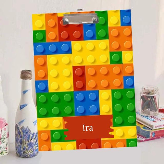 Custom Exam board - Lego Design - Chatterbox Labels - Clipboard