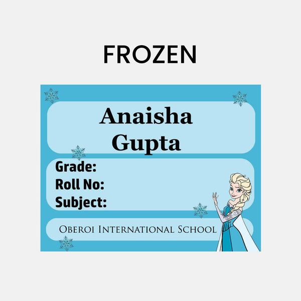 Book Labels & Stickers - GIRLS & PRINCESSES - Chatterbox Labels - Book Labels