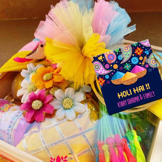 Festival of Colours - Happy Holi Gift tags - Set of 10 - Chatterbox Labels - Gift Tags