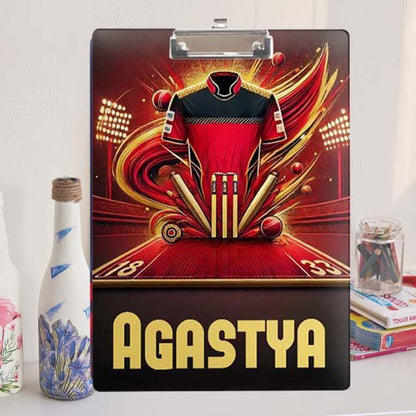 Custom Exam board - Cricket Mania - Royal Strikers - Chatterbox Labels - Clipboard