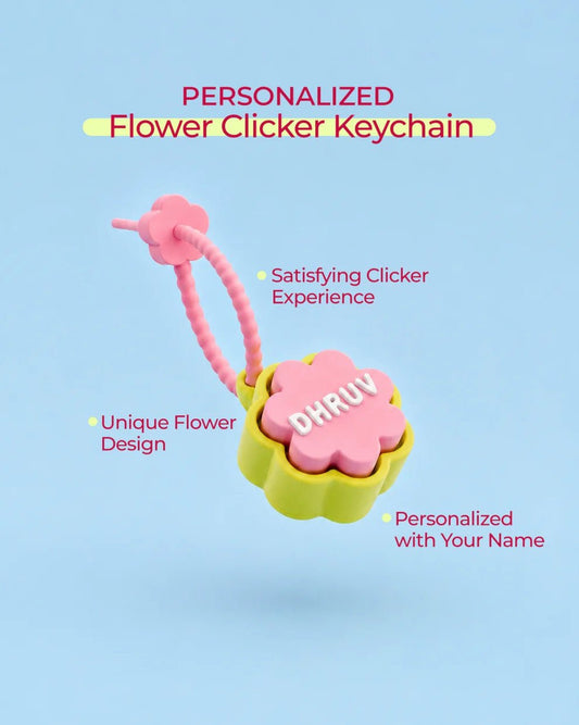 Clicker Keychain Name - Chatterbox Labels-easify_addon_product