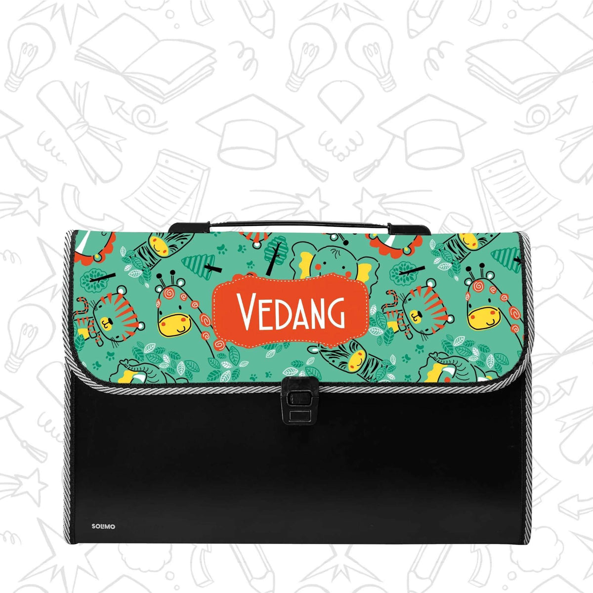 Personalized File Folders - Safari Smiles Theme - Chatterbox Labels - Folder
