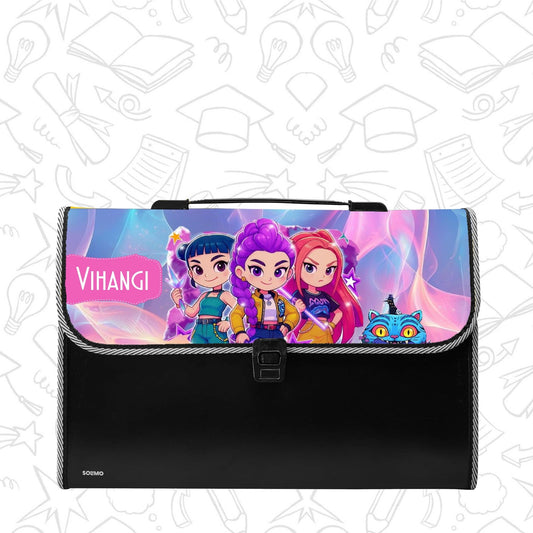 Personalized File Folders - K - Pop Theme - Chatterbox Labels - Folder