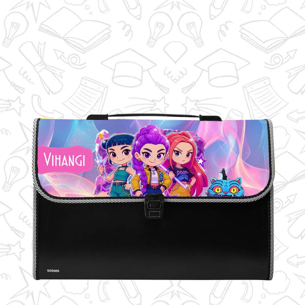 Personalized File Folders - K - Pop Theme - Chatterbox Labels - Folder