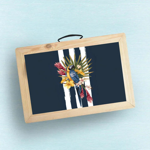 Custom Folding Desk - Majestic Tropicana Design - Chatterbox Labels - Folding Table