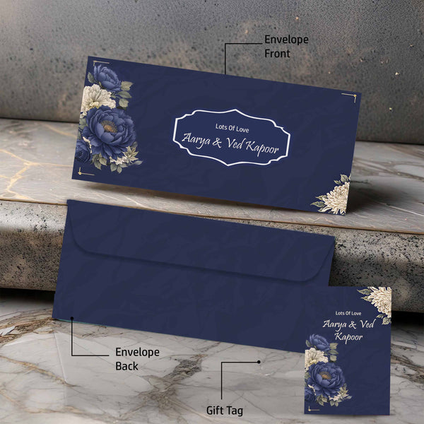 Personalised Money Envelopes - Forever Blue Design - Chatterbox Labels-Envelopes