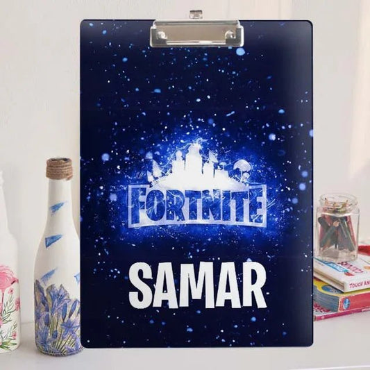 Custom Exam board - Fortnite Design - Chatterbox Labels - Clipboard
