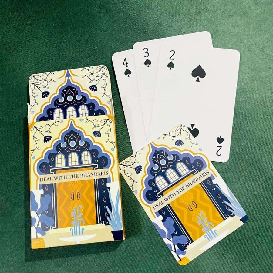 Personalised Playing Cards Deck - Chatterbox Labels - Poker Set