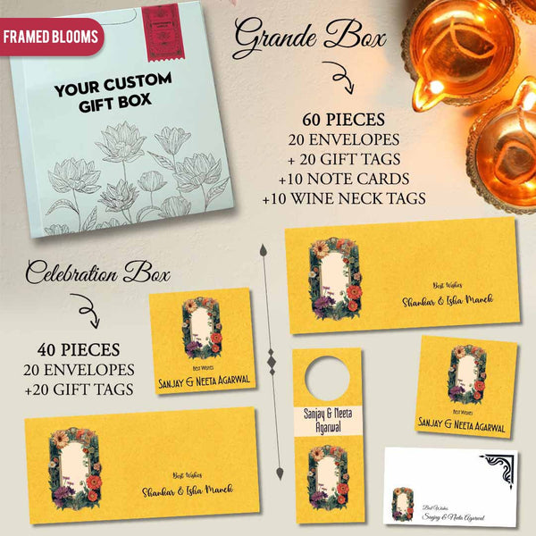 Diwali Gift Stationery Sets - Chatterbox Labels - Gift Tags