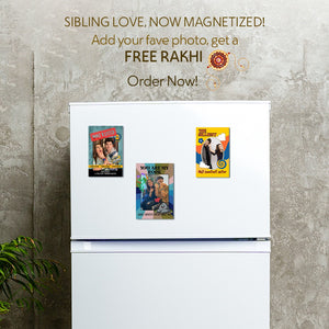 Personalised Fridge Magnets with Photos - Rakhi Special