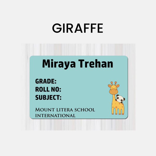Book Labels & Stickers - ANIMALS & NATURE - Chatterbox Labels - Book Labels