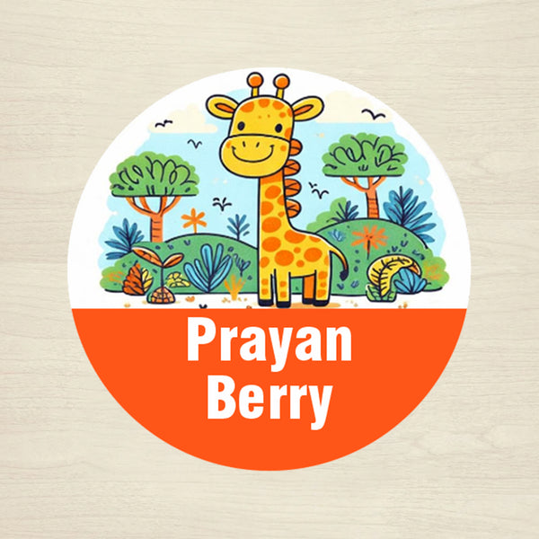 Personalised Waterproof Round Labels & Stickers for Kids - Chatterbox Labels - Design Labels & Stickers
