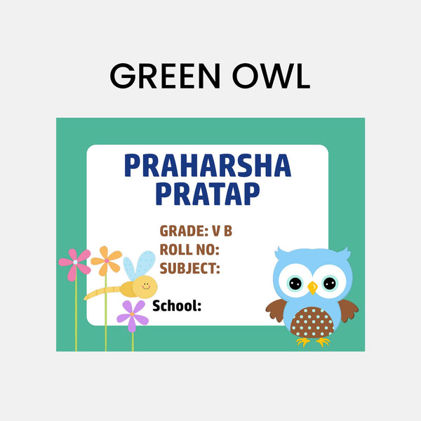 Book Labels & Stickers - ANIMALS & NATURE - Chatterbox Labels - Book Labels