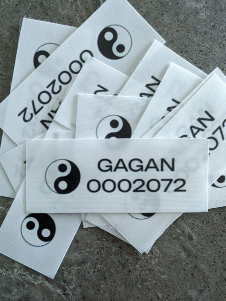 Custom Sew On Fabric Labels for Clothing