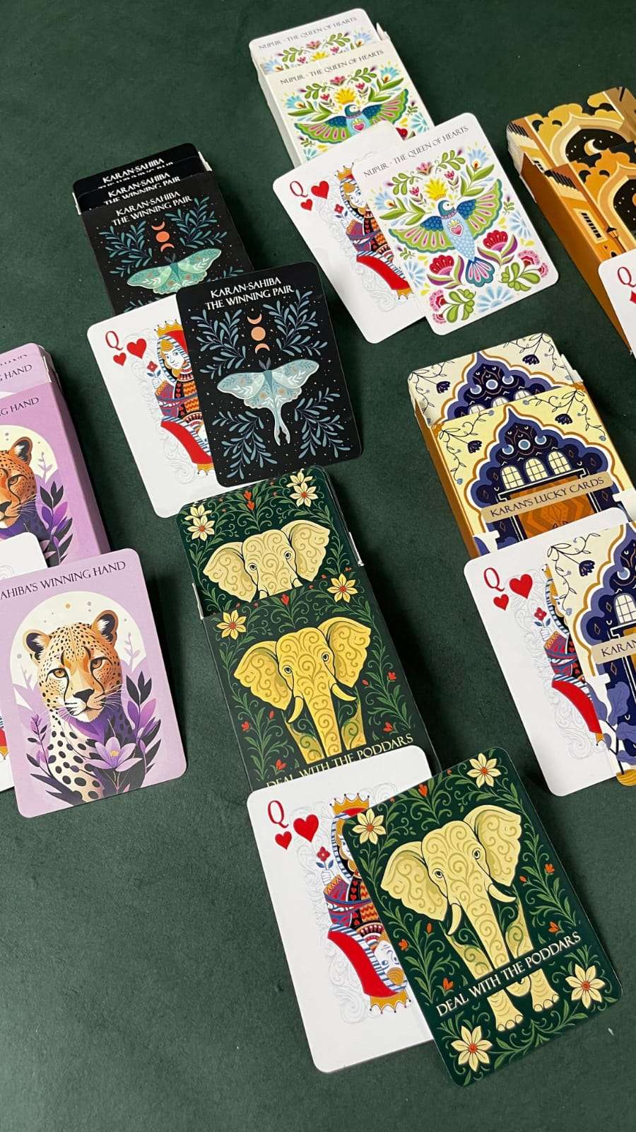 Personalised Playing Cards Deck - Chatterbox Labels - Poker Set
