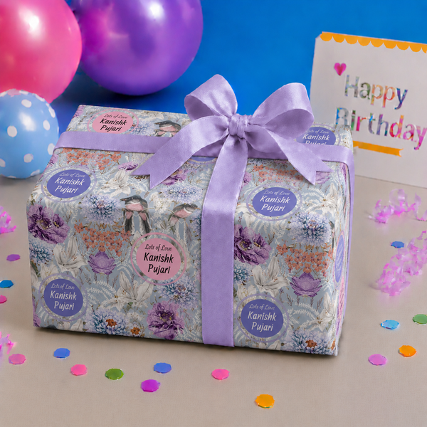 Custom Gift Wrapping Paper - Bespoke Garden Whispers - Chatterbox Labels - Wrapping Paper
