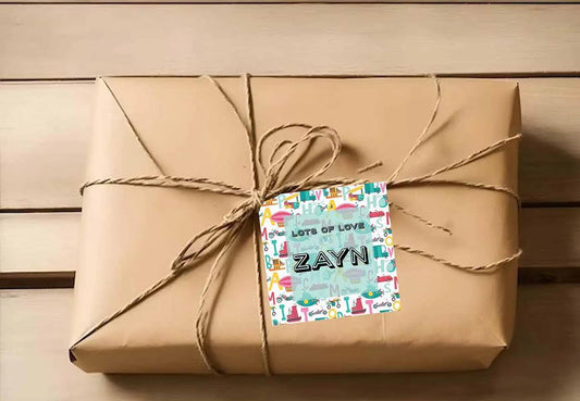 Gift tags / Gift Stickers - A to Z theme - Chatterbox Labels - Gift Tags