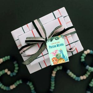 Gift tags / Gift Stickers -  Dino Party theme Chatterbox Labels