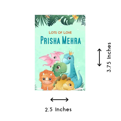 Gift tags / Gift Stickers - Dino Party theme - Chatterbox Labels - Gift Tags