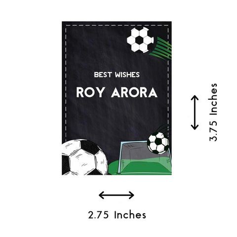 Gift tags / Gift Stickers - Football Play Field theme - Chatterbox Labels - Gift Tags