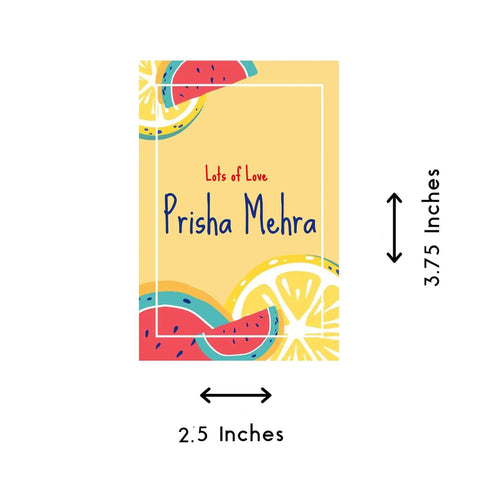 Gift tags / Gift Stickers - Juicy Sunshine theme - Chatterbox Labels - Gift Tags