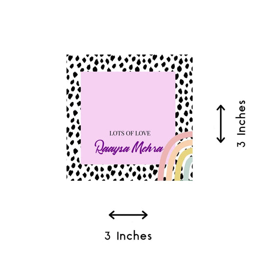 Gift tags / Gift Stickers - Polka Prism theme - Chatterbox Labels - Gift Tags